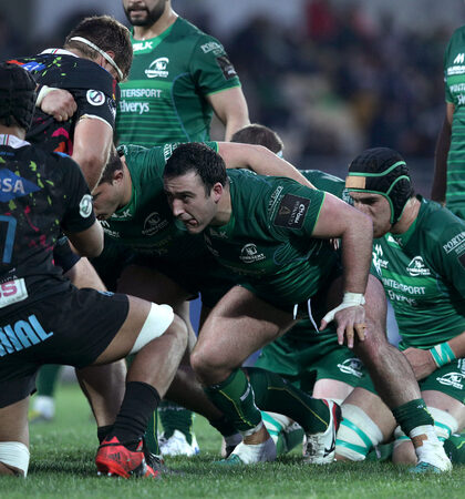 Denis Buckley at the scrum 6/4/2019