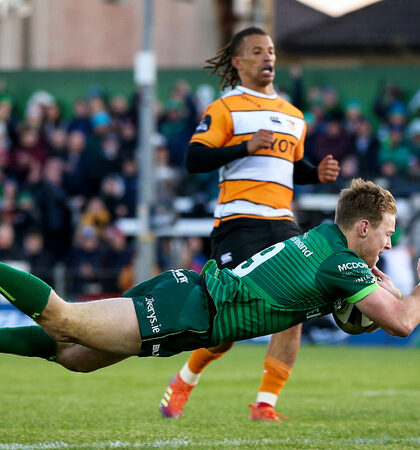 Kieran Marmion scores a try 26/10/2019