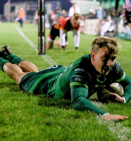 John Porch scores a try 30/11/2019