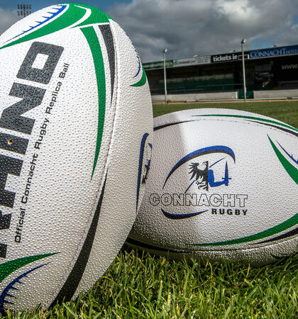 General view of Connacht branded RHINO Balls 19/8/2014