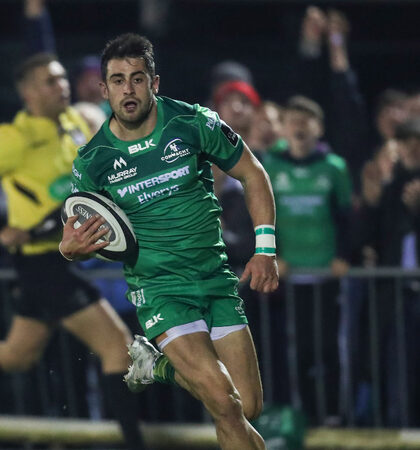 Connacht’s Tiernan O'Halloran 27/10/2017