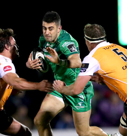 Nico Lee and Hugo Reniel with Tiernan O'Halloran 4/11/2017