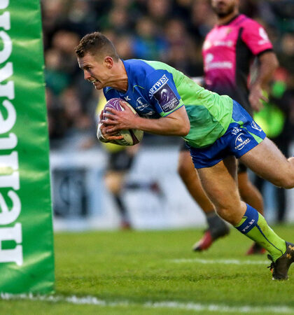 Matt Healy scores a try 16/12/2017