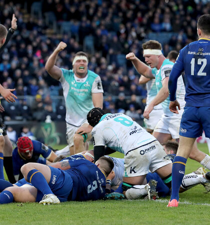Finlay Bealham scores a try 1/1/2018