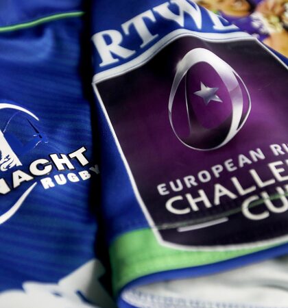 A view of a Connacht jersey in the dressing room 20/1/2018