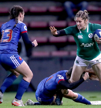 Cyrielle Banet and Alison Miller 3/2/2018