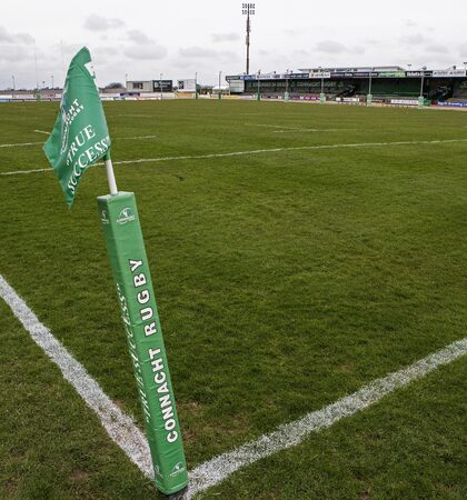 A general view of the Sportsground ahead of the game 1/4/2018