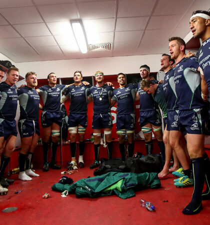 Connacht celebrate after the game 5/10/2018