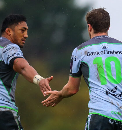 Bundee Aki with Jack Carty 13/10/2018