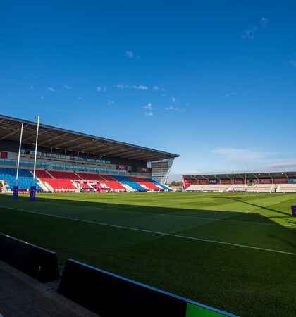 A general view of the AJ Bell Stadium 20/10/2018