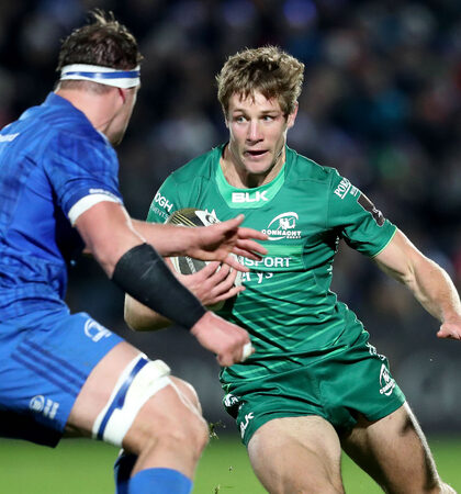 Kyle Godwin with Rhys Ruddock 22/12/2018