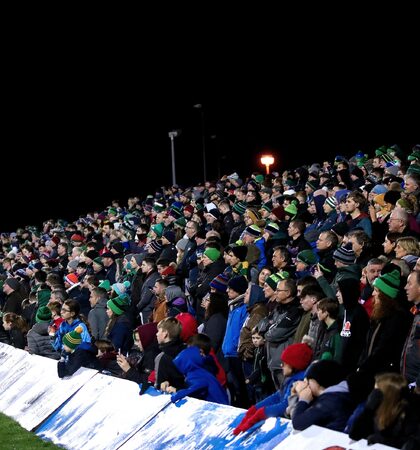 Fans on the College Road Terrace End 28/12/2018