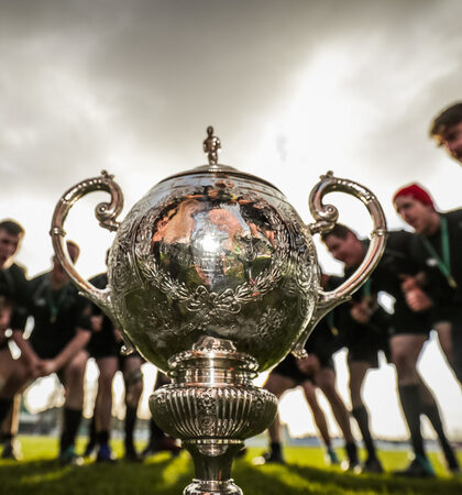 Connemara celebrate with the trophy after the game 24/3/2019