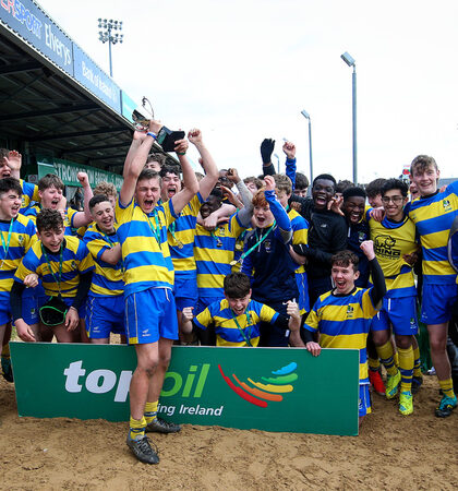 Athlone celebrate after the game 27/3/2019