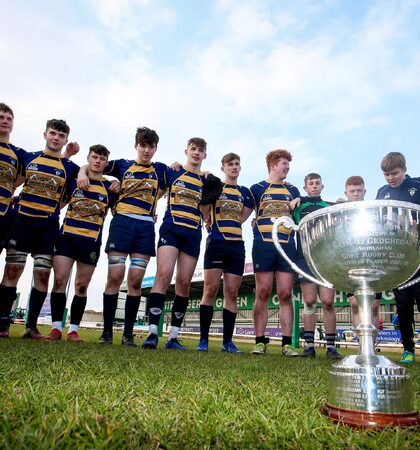 Ballinasloe celebrate after the game 7/4/2019