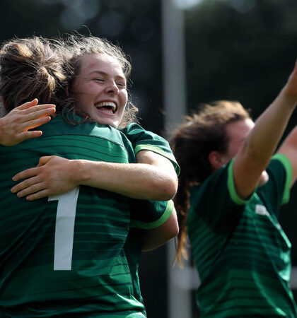 Connacht players celebrate at the final whistle 14/9/2019