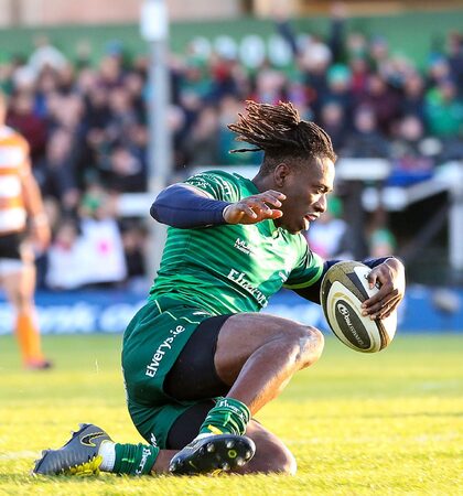 Niyi Adeolokun scores a try 26/10/2019