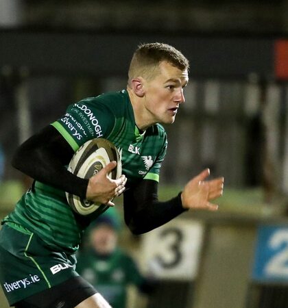 Stephen Fitzgerald goes in for a try 8/11/2019