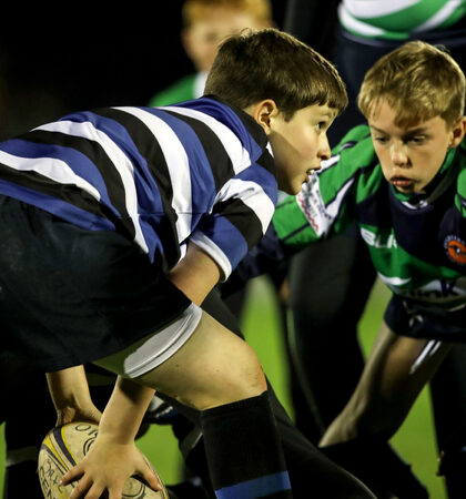 Action from the half-time minis 8/11/2019