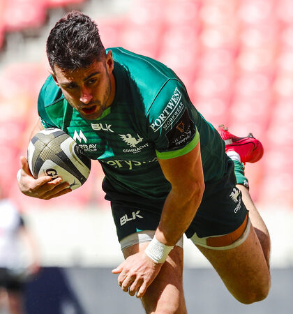 Tiernan O’Halloran scores a try 1/3/2020