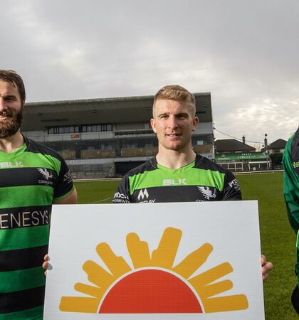 Paddy McAllister, Stephen Kerins and Jack Carty