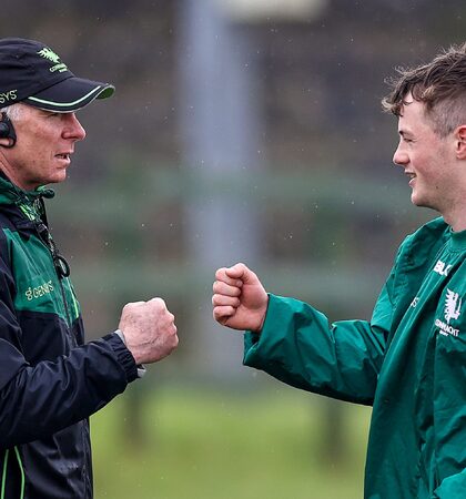 Andy Friend with Colm Reilly 19/4/2021