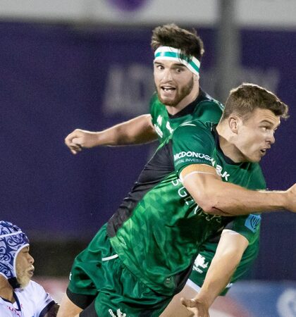 Tom Farrell with Lionel Mapoe 1/10/2021