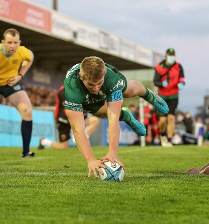 Conor Fitzgerald scores a try 9/10/2021