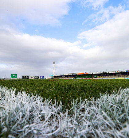 A general view of The Sportsground 29/1/2022