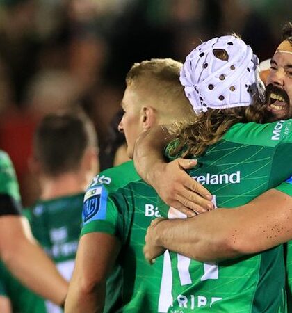 Mack Hansen and Paul Boyle celebrates 7/10/2022