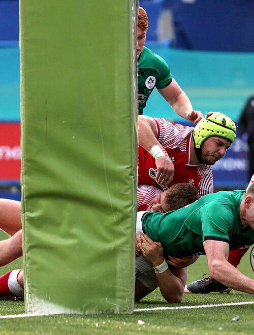 Cathal Forde scores a try 25/6/2021